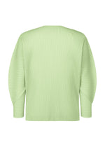 A detail shot of the HOMME PLISSÉ ISSEY MIYAKE AGAVE MESH t-shirt.
