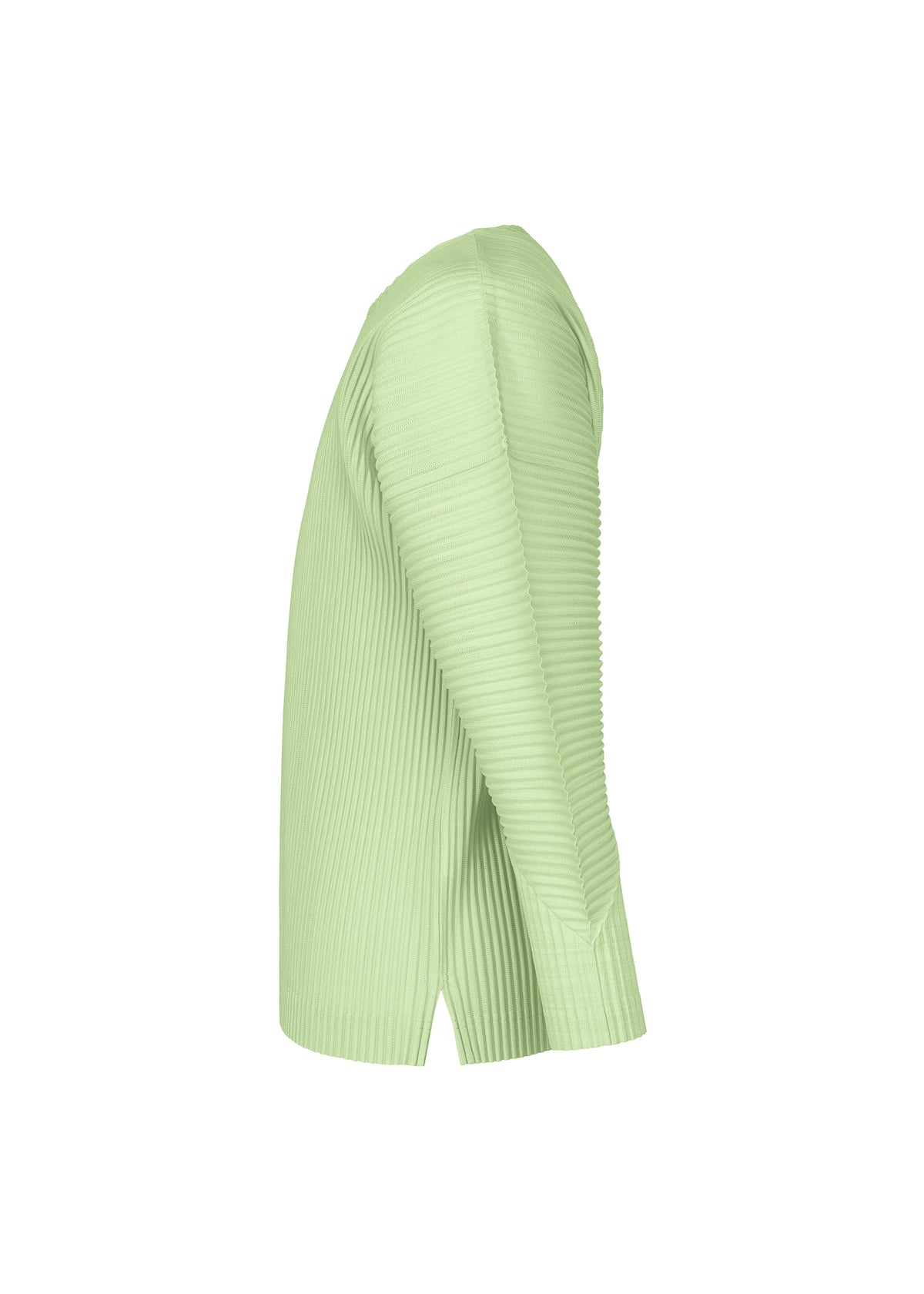 A detail shot of the HOMME PLISSÉ ISSEY MIYAKE AGAVE MESH t-shirt.