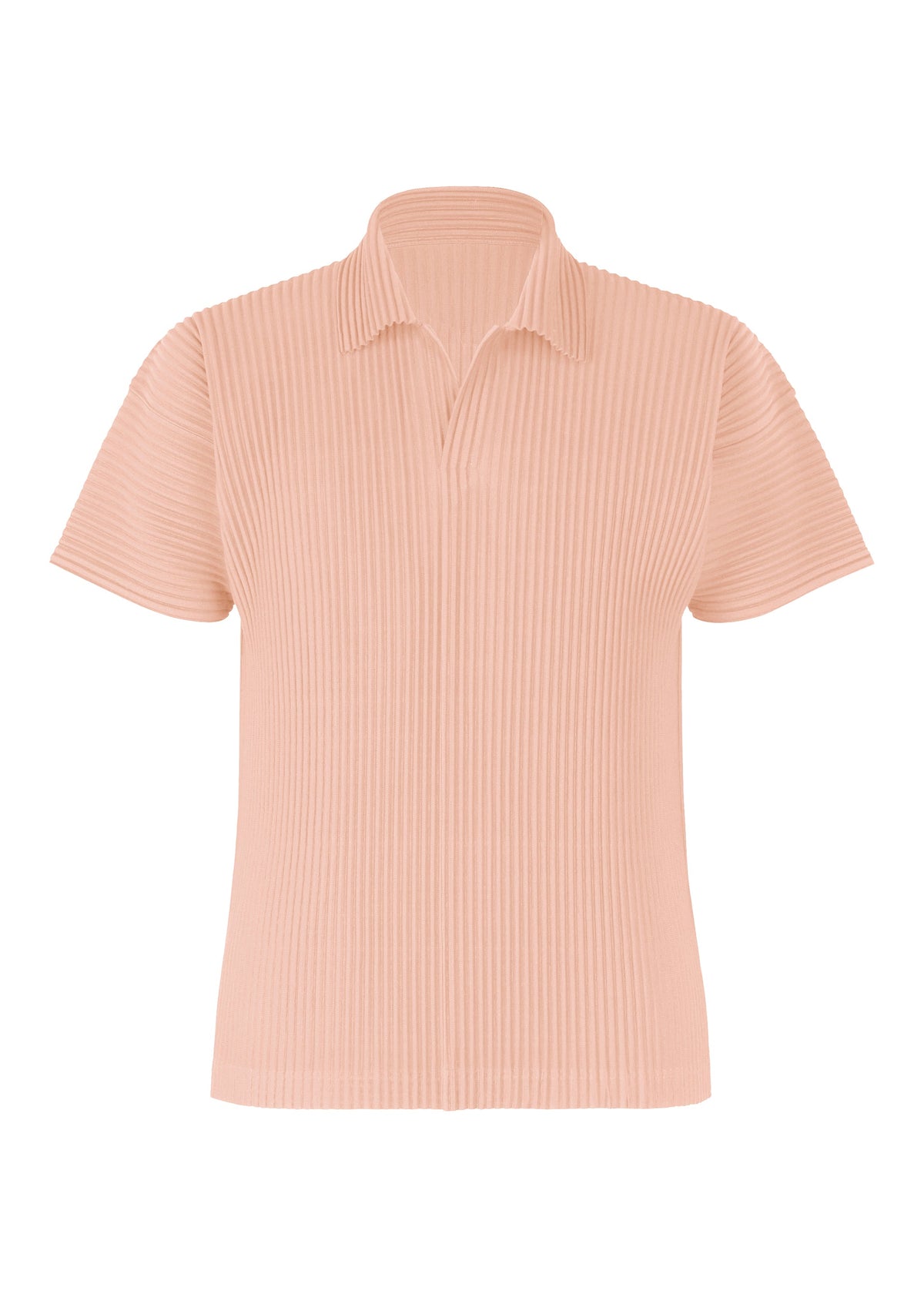 A product shot of the Homme Plisse Issey Miyake COLOR PLEATS 2 shirt in natural wine red (25), recurring_style.