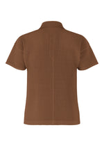 A detail shot of the Homme Plisse Issey Miyake COLOR PLEATS 2 shirt.