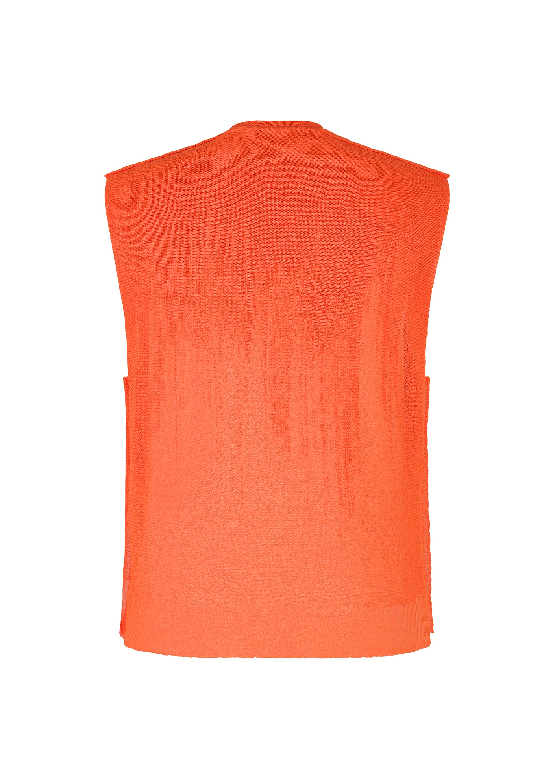 BRUSH CLOSE-UP KNIT Vest Brown – ISSEY MIYAKE EU