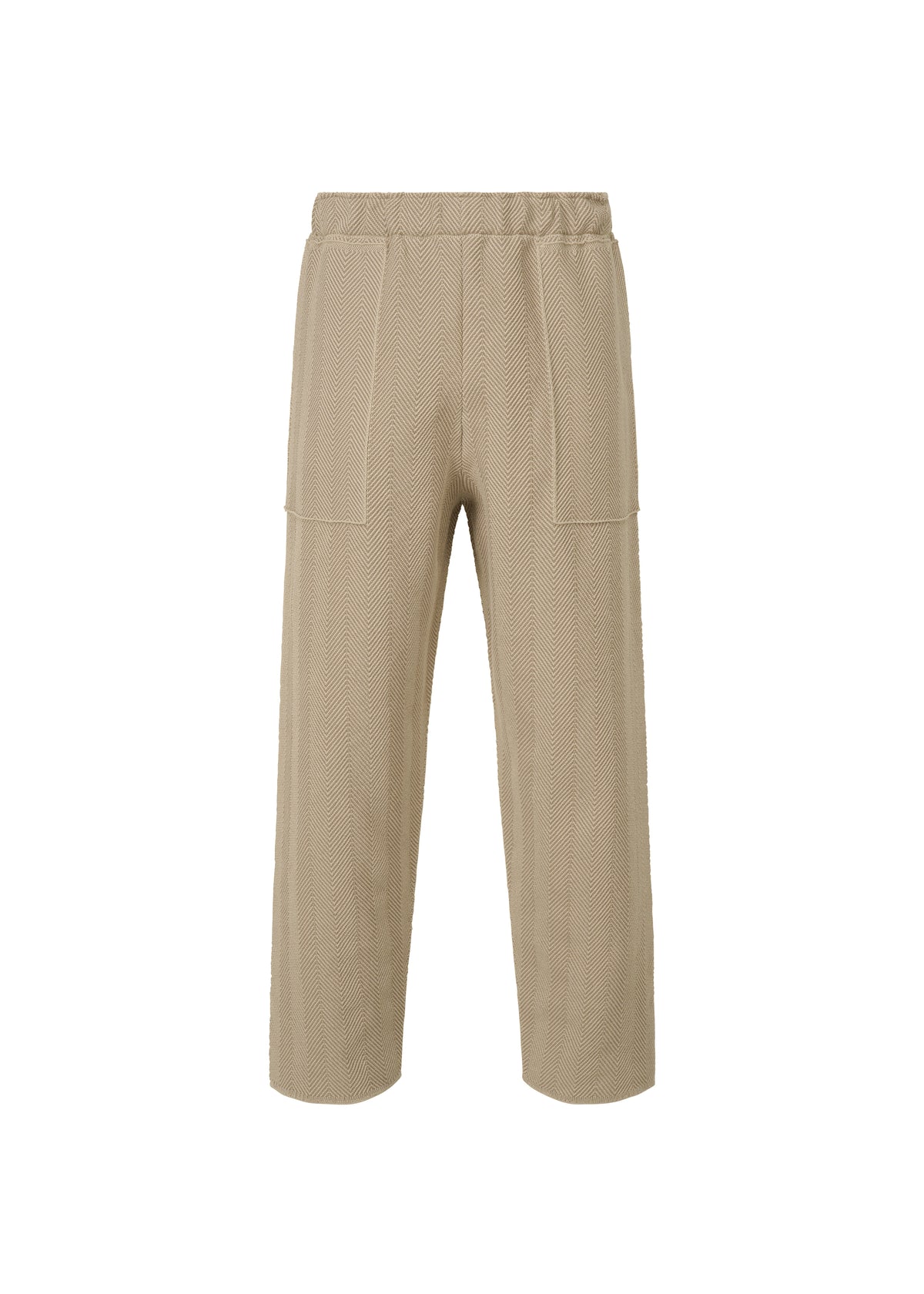 INLAID KNIT Trousers Beige