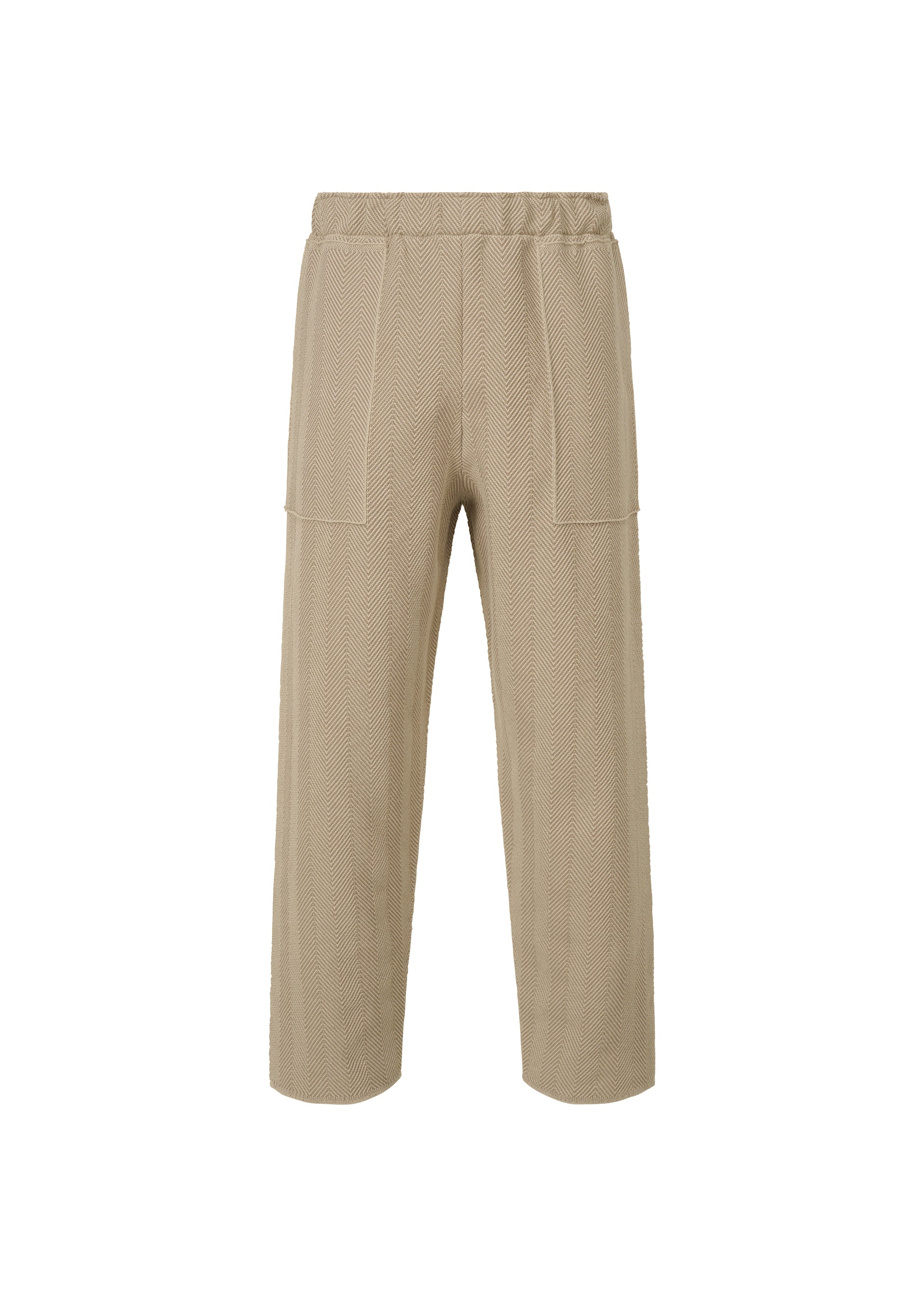 INLAID KNIT Trousers Beige