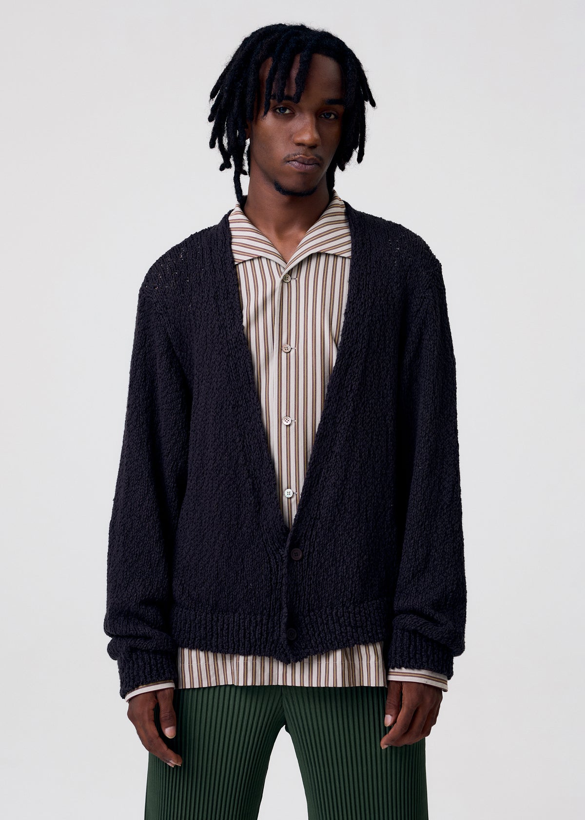 RISOTTO KNIT Cardigan Marron