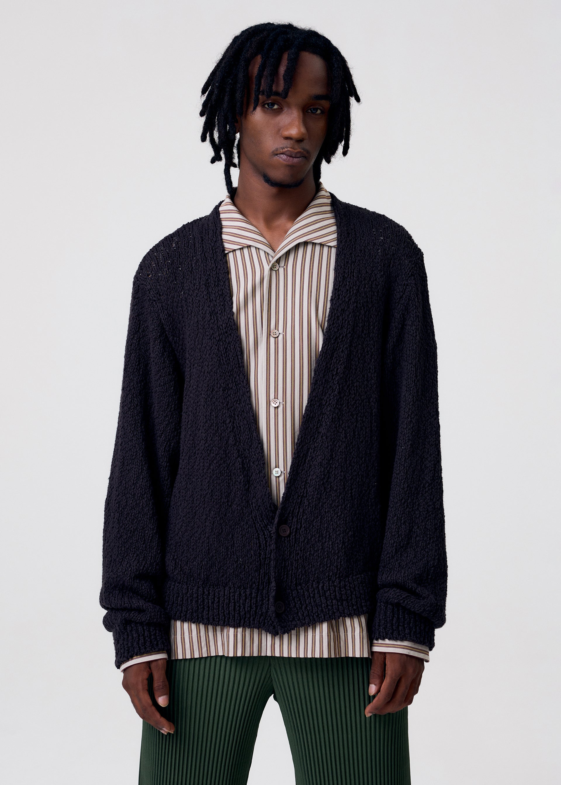 RISOTTO KNIT Cardigan Marron