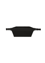 A product shot of the HOMME PLISSÉ ISSEY MIYAKE PLEATS SLIM BAG bag in black.