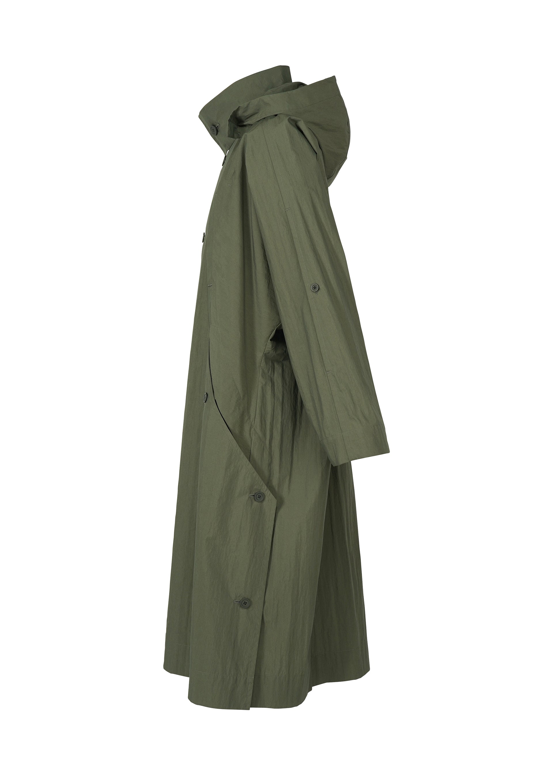 SLIT COAT Coat Black – ISSEY MIYAKE EU