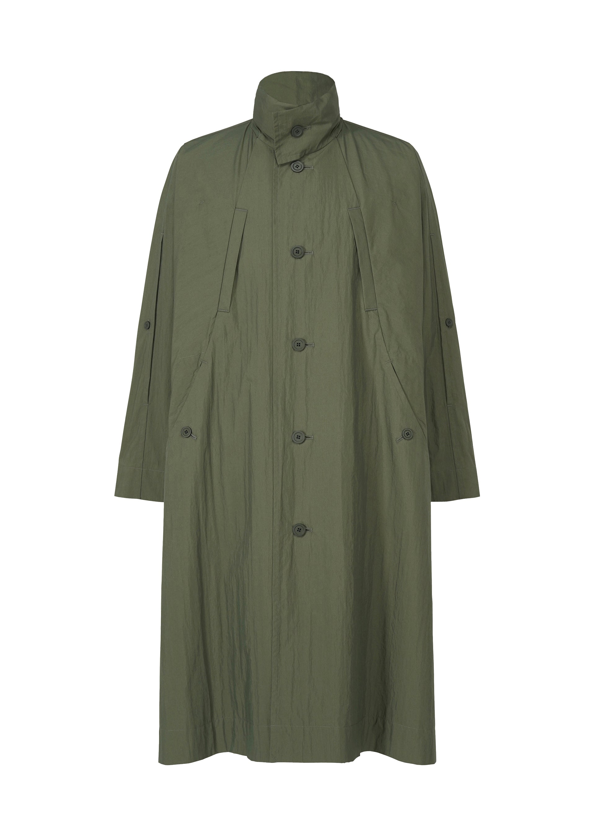 SLIT COAT Coat Green – ISSEY MIYAKE EU