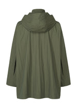 A detail shot of the HOMME PLISSÉ ISSEY MIYAKE SLIT COAT blouson.