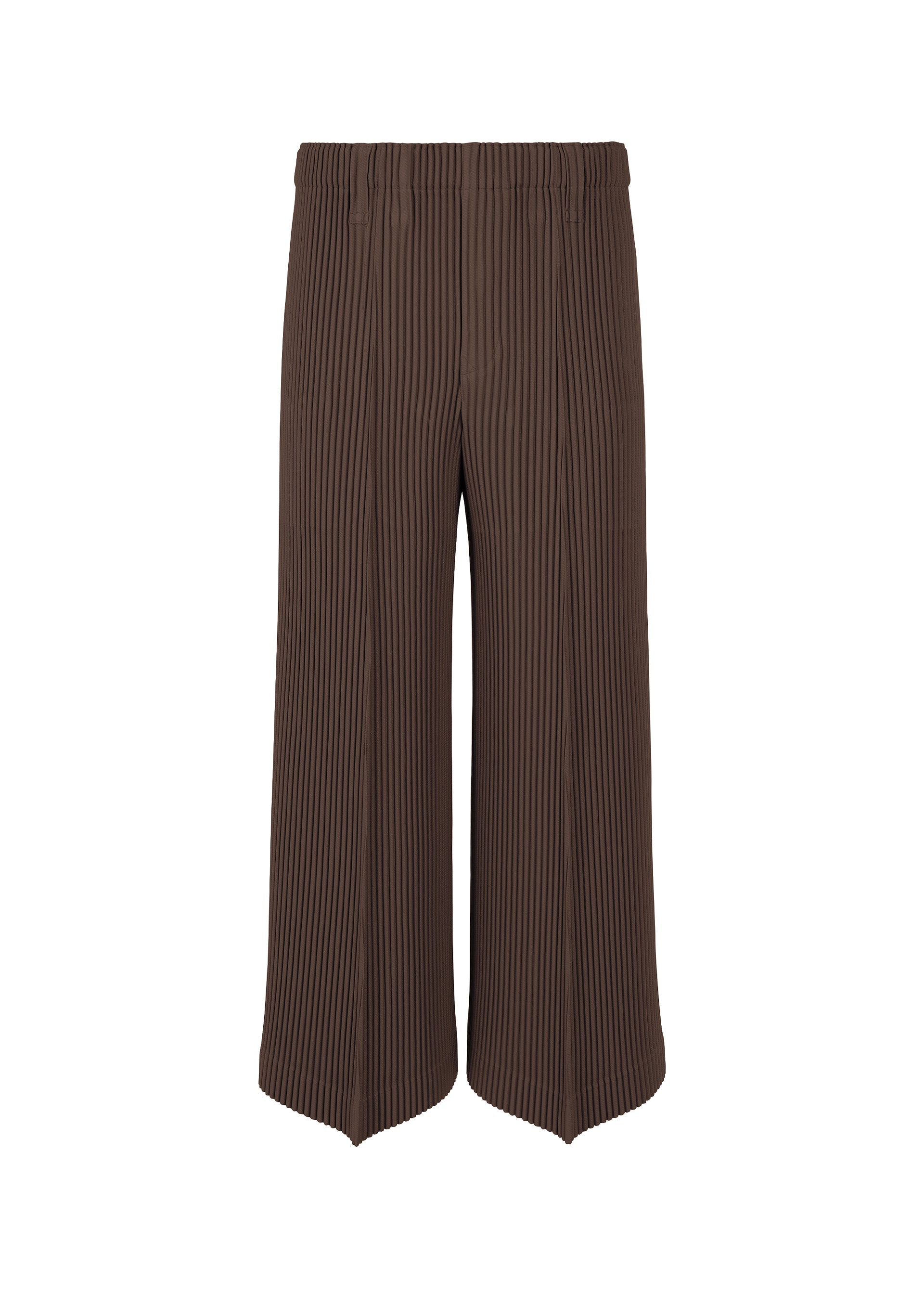 KERSEY PLEATS Trousers Brown – ISSEY MIYAKE EU