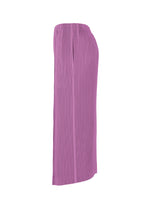 A detail shot of the HOMME PLISSÉ ISSEY MIYAKE KERSEY PLEATS trousers.
