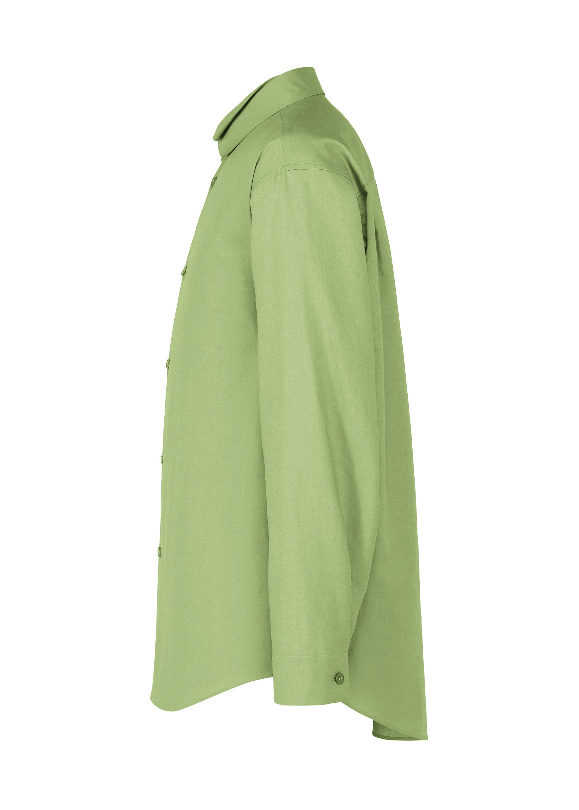 A detail shot of the HOMME PLISSÉ ISSEY MIYAKE PL RAMIE SHIRT shirt.