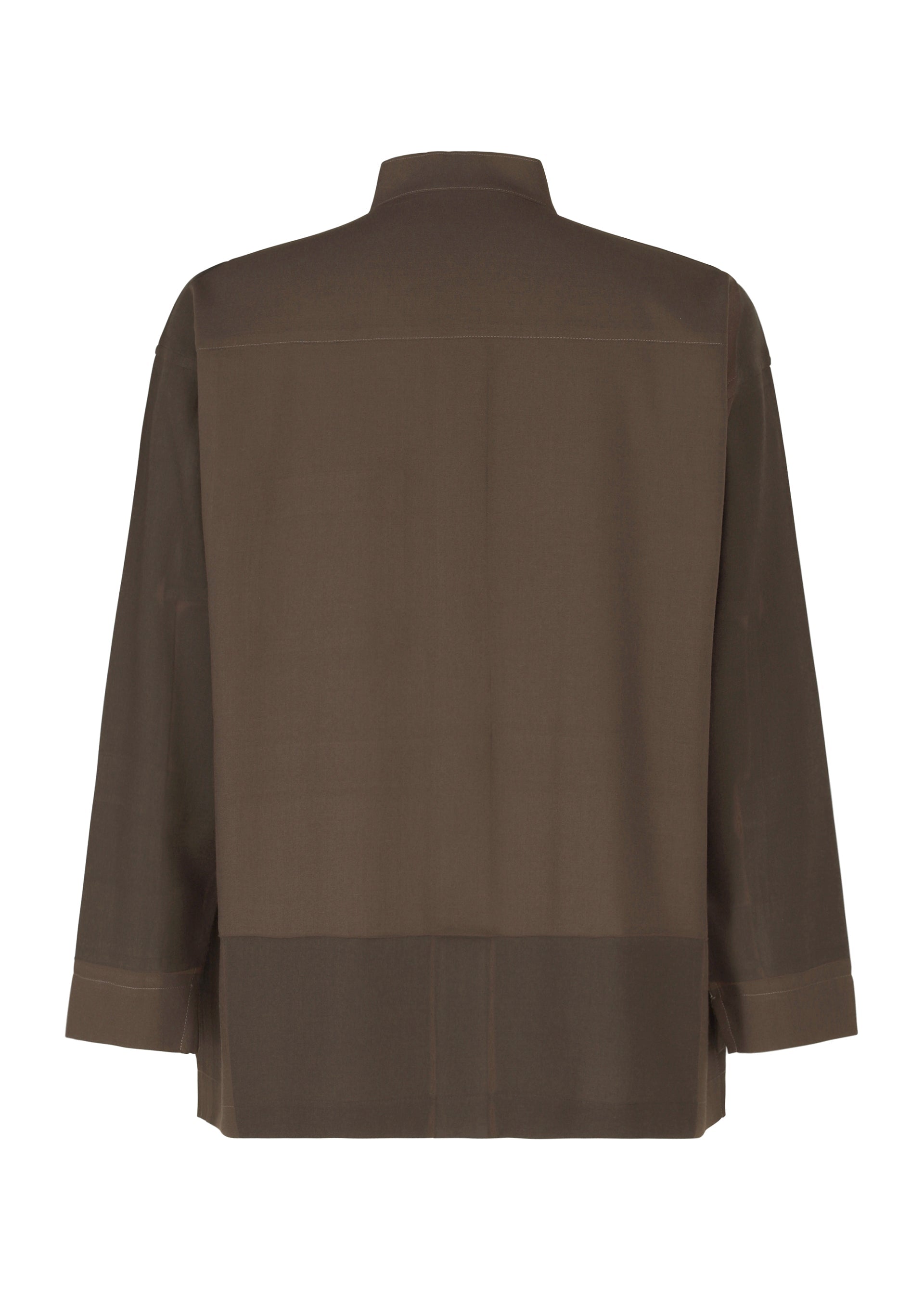 PRESS SHIRT Shirt Brown – ISSEY MIYAKE EU