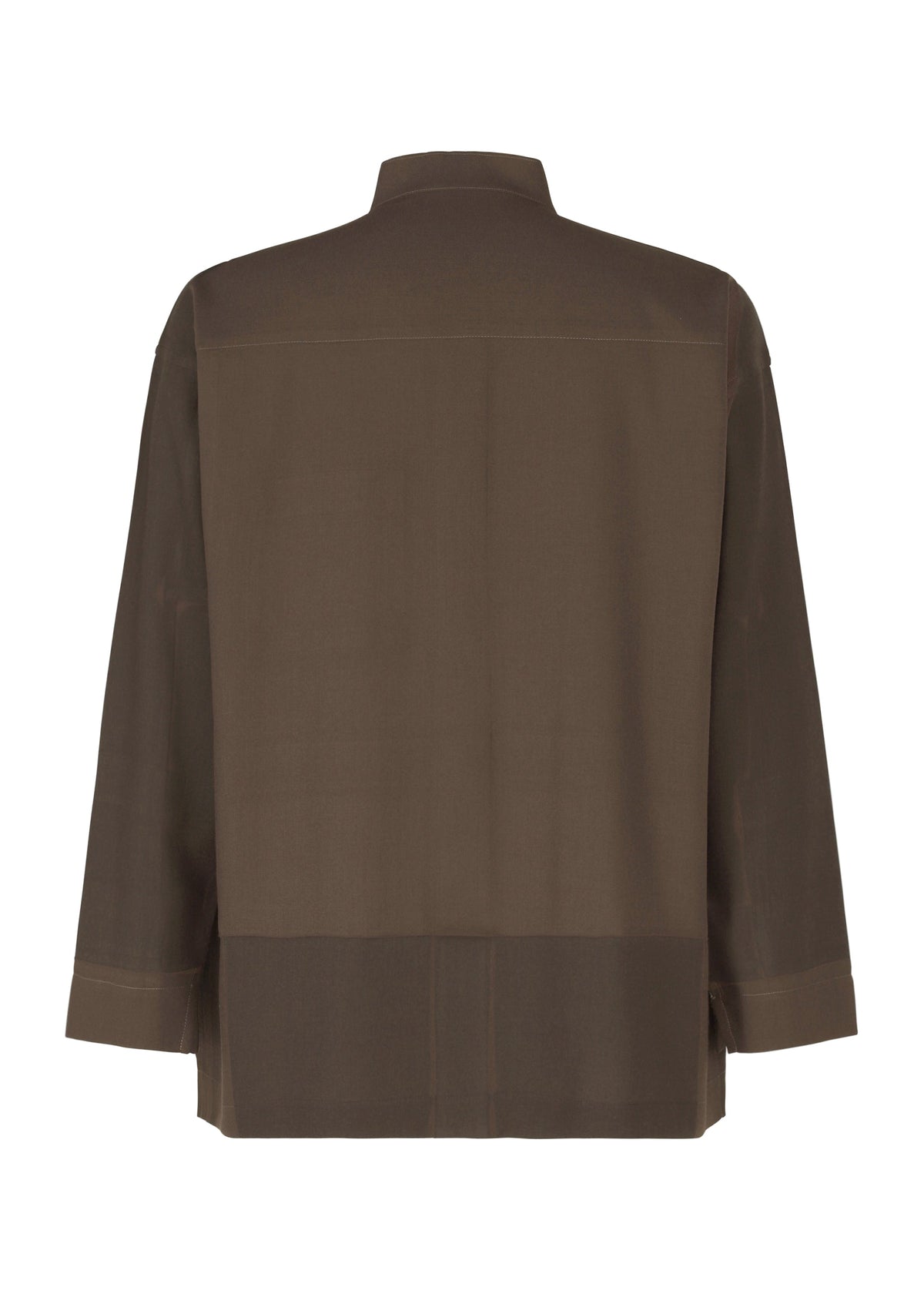 A detail shot of the HOMME PLISSÉ ISSEY MIYAKE PRESS SHIRT shirt.