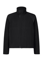 A product shot of the HOMME PLISSÉ ISSEY MIYAKE TAILORED PLEATS 1 blouson in black.