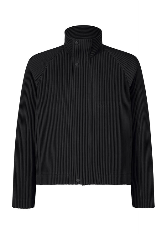 A product shot of the HOMME PLISSÉ ISSEY MIYAKE TAILORED PLEATS 1 blouson in black.