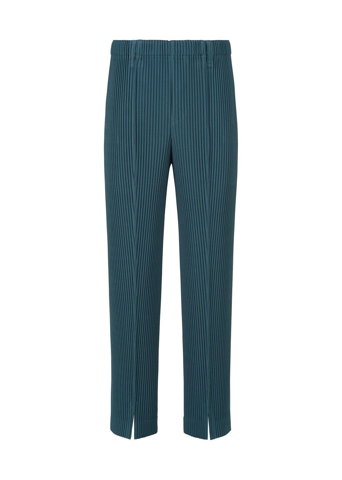 A product shot of the HOMME PLISSÉ ISSEY MIYAKE TAILORED PLEATS 1 pants in shadow blue.