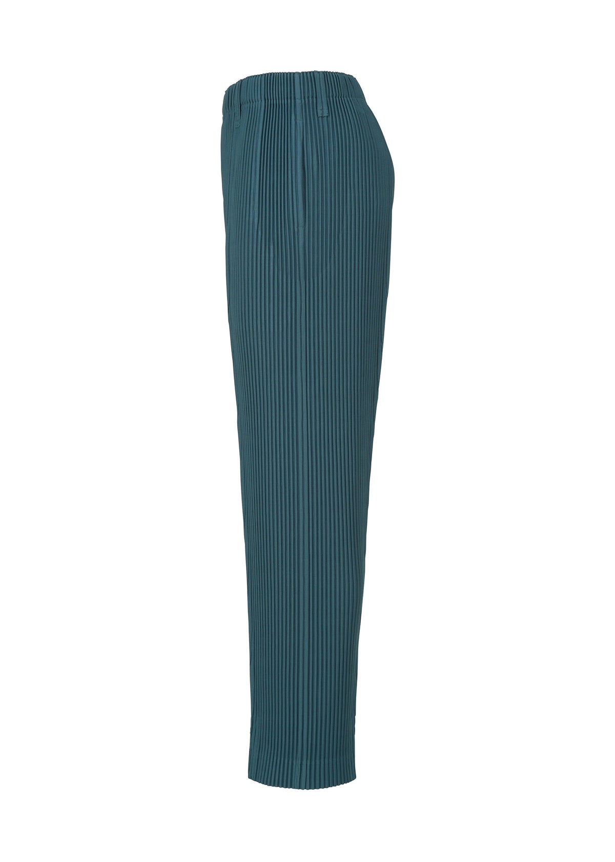 A detail shot of the HOMME PLISSÉ ISSEY MIYAKE TAILORED PLEATS 1 pants.