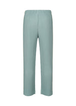 A detail shot of the HOMME PLISSÉ ISSEY MIYAKE EMBROIDERY STRIPES pants.