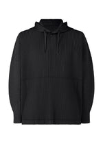 A product shot of the HOMME PLISSÉ ISSEY MIYAKE MONTHLY COLORS : OCTOBER shirt in black.