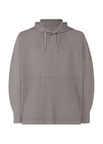 A product shot of the HOMME PLISSÉ ISSEY MIYAKE MONTHLY COLORS : OCTOBER shirt in dim gray.