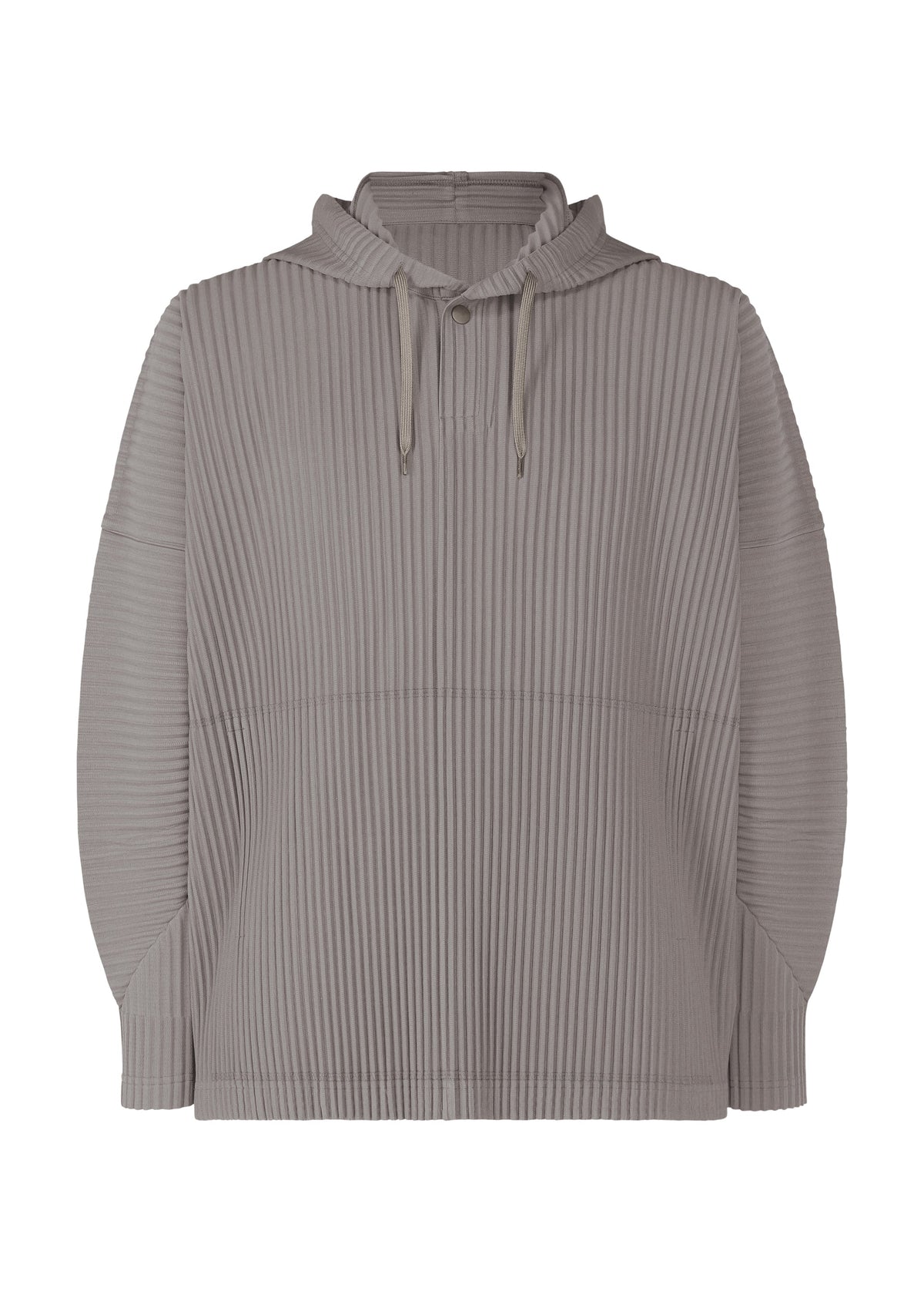 A product shot of the HOMME PLISSÉ ISSEY MIYAKE MONTHLY COLORS : OCTOBER shirt in dim gray.