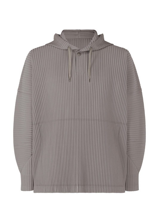 A product shot of the HOMME PLISSÉ ISSEY MIYAKE MONTHLY COLORS : OCTOBER shirt in dim gray.