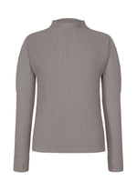 A product shot of the HOMME PLISSÉ ISSEY MIYAKE MONTHLY COLORS : OCTOBER shirt in dim gray.