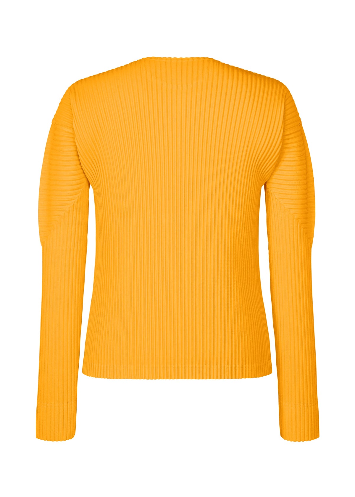 A detail shot of the HOMME PLISSÉ ISSEY MIYAKE COLOR PLEATS 1 shirt.