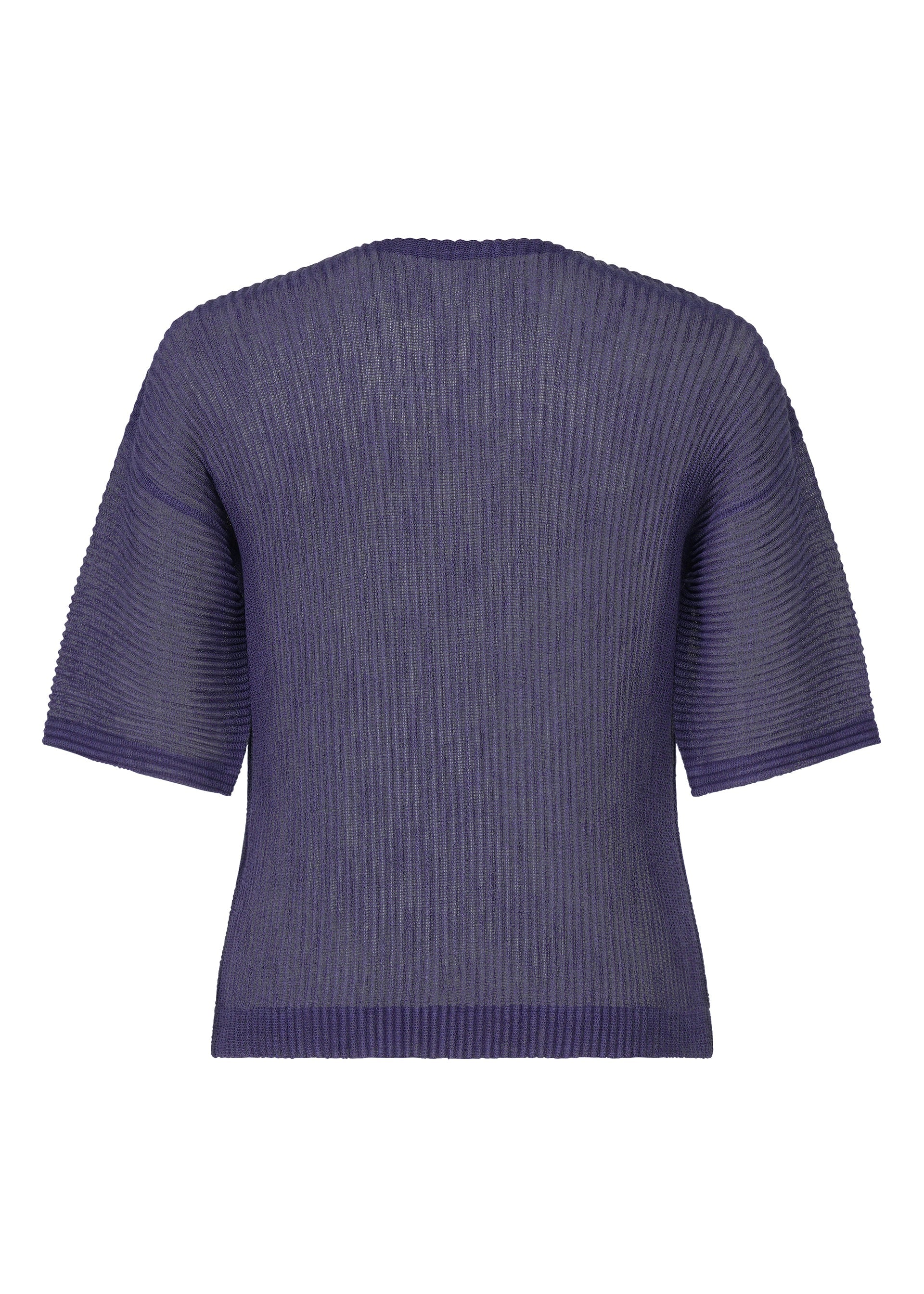 A detail shot of the HOMME PLISSÉ ISSEY MIYAKE RUSTIC MESH t-shirt.