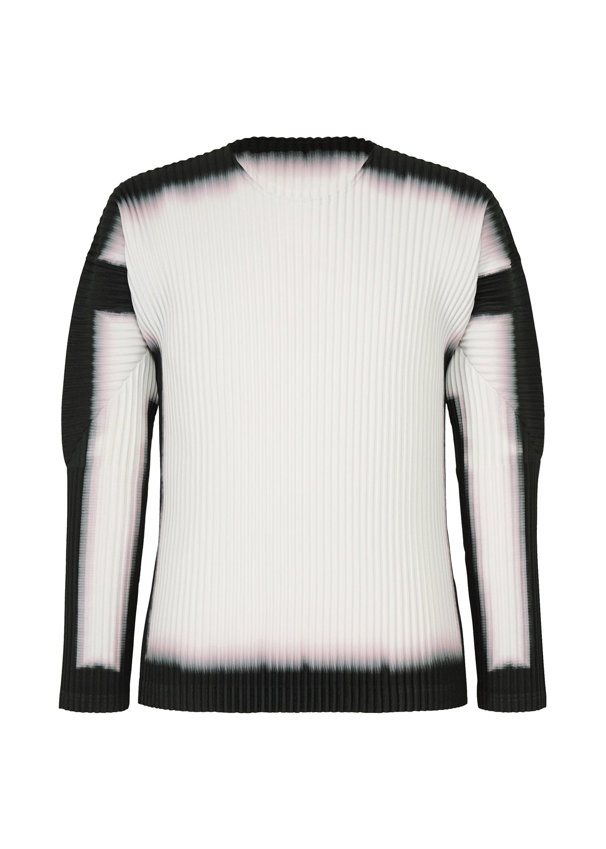 A product shot of the HOMME PLISSÉ ISSEY MIYAKE FRAMEWORK : CHUSEN shirt in white.