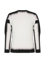 A product shot of the HOMME PLISSÉ ISSEY MIYAKE FRAMEWORK : CHUSEN shirt in white.