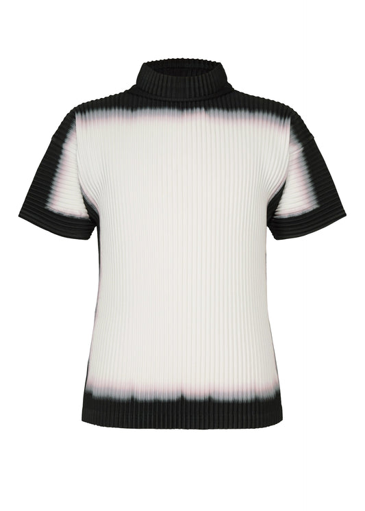 A product shot of the HOMME PLISSÉ ISSEY MIYAKE FRAMEWORK : CHUSEN shirt in white.