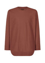 A product shot of the HOMME PLISSÉ ISSEY MIYAKE RELEASE-T 1 shirt in brown.