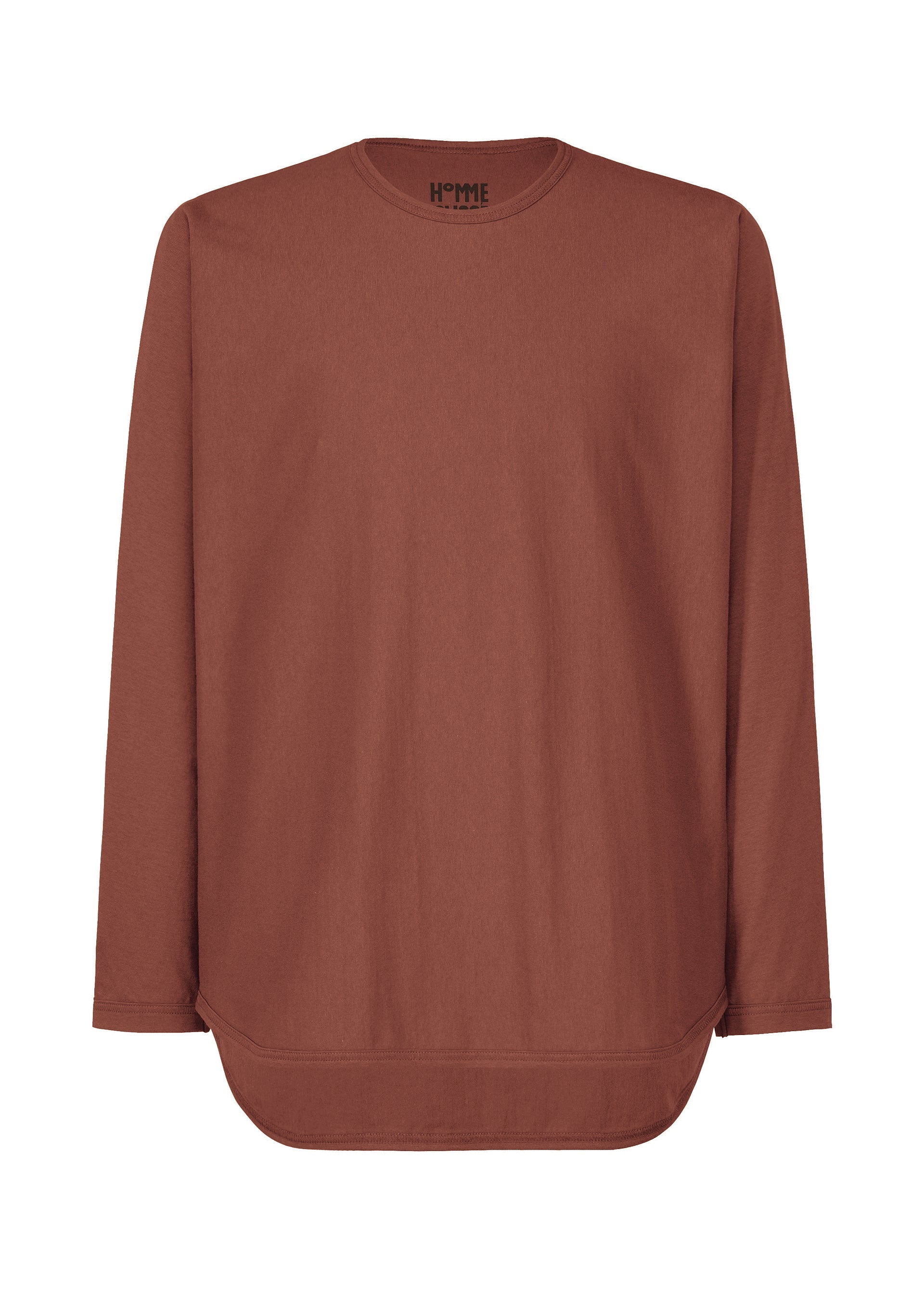 A product shot of the HOMME PLISSÉ ISSEY MIYAKE RELEASE-T 1 shirt in brown.