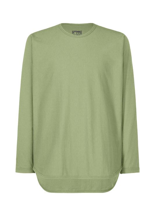 A product shot of the HOMME PLISSÉ ISSEY MIYAKE RELEASE-T 1 shirt in green.