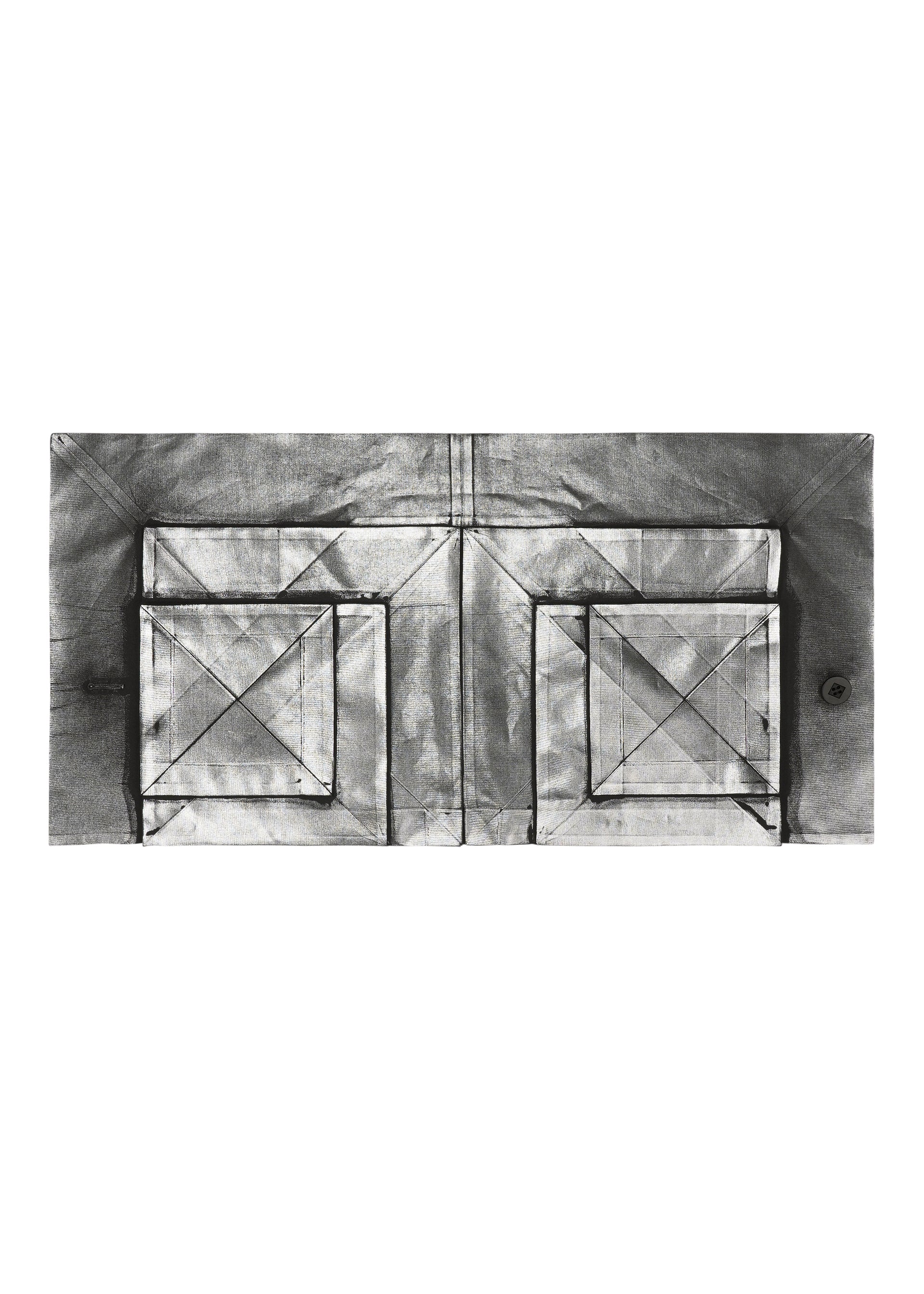 BUILDING BLOCKS FOIL Jacket Black x Silver