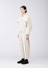 FLAT TUCK Jacket Ivory