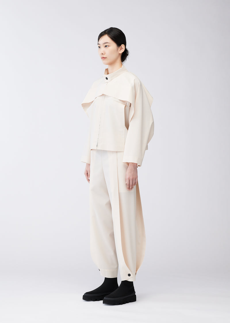 FLAT TUCK Jacket Ivory