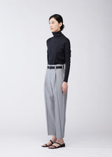 OBLIQUE FOLD BOTTOMS Trousers Grey