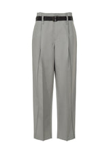 OBLIQUE FOLD BOTTOMS Trousers Grey