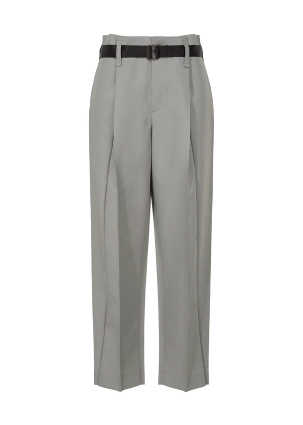 OBLIQUE FOLD BOTTOMS Trousers Grey