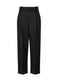 OBLIQUE FOLD BOTTOMS Trousers Black