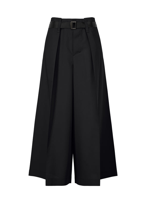 OBLIQUE FOLD BOTTOMS Trousers Black