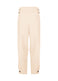 FLAT TUCK Trousers Ivory