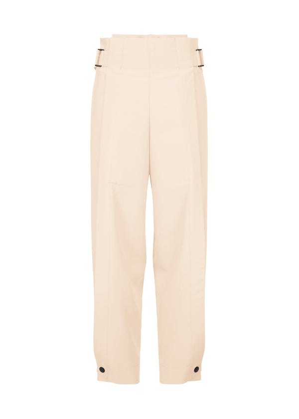 FLAT TUCK Trousers Ivory