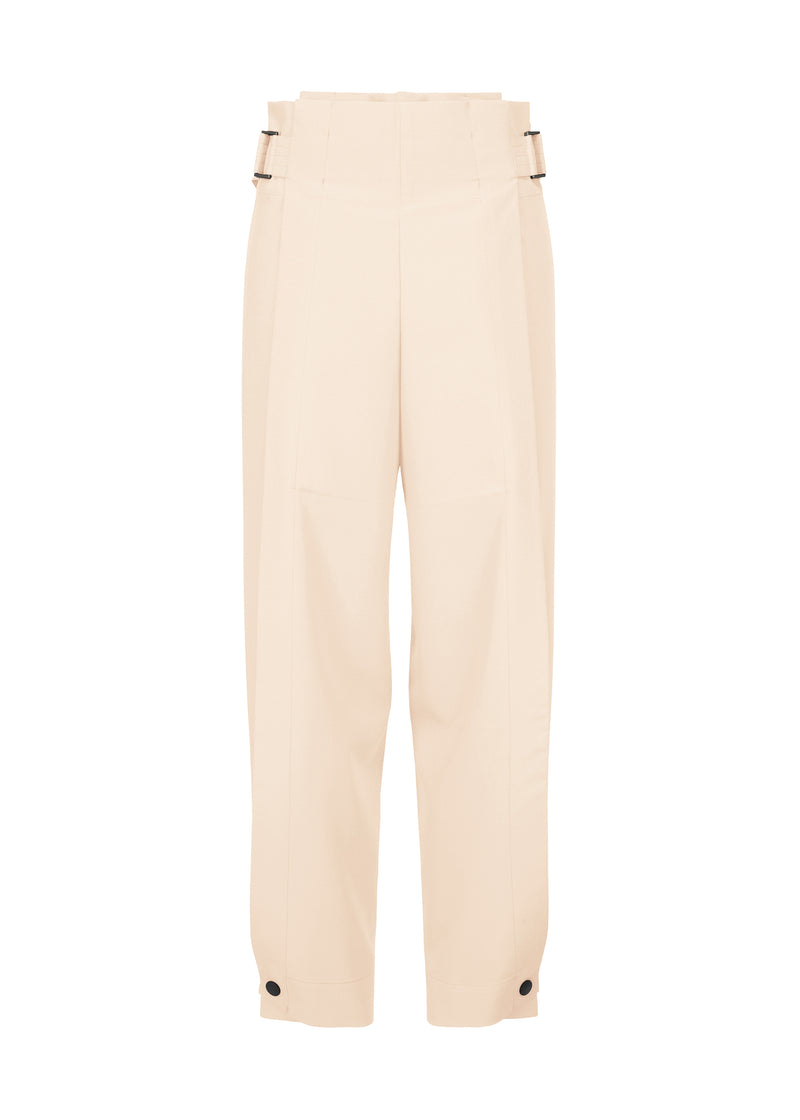 FLAT TUCK Trousers Ivory