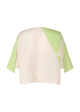 TRIANGLE PRINT T Shirt Off White x Light Green