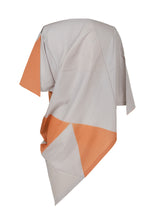 TRIANGLE PRINT T Tunic Grey x Apricot