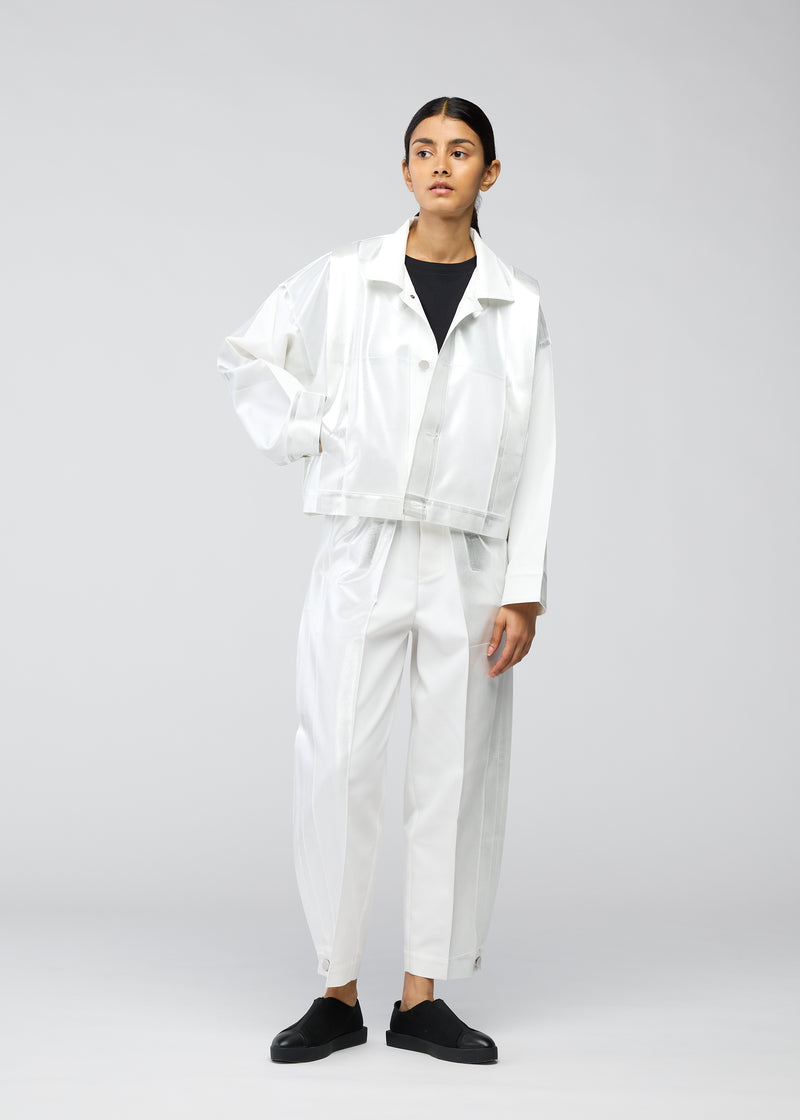 TUCKED FOIL Jacket White